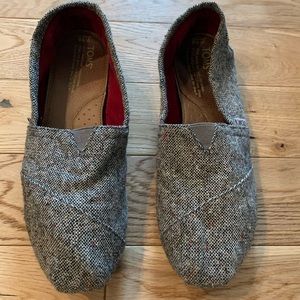 Toms Classic Houndstooth Sparkly Shoes